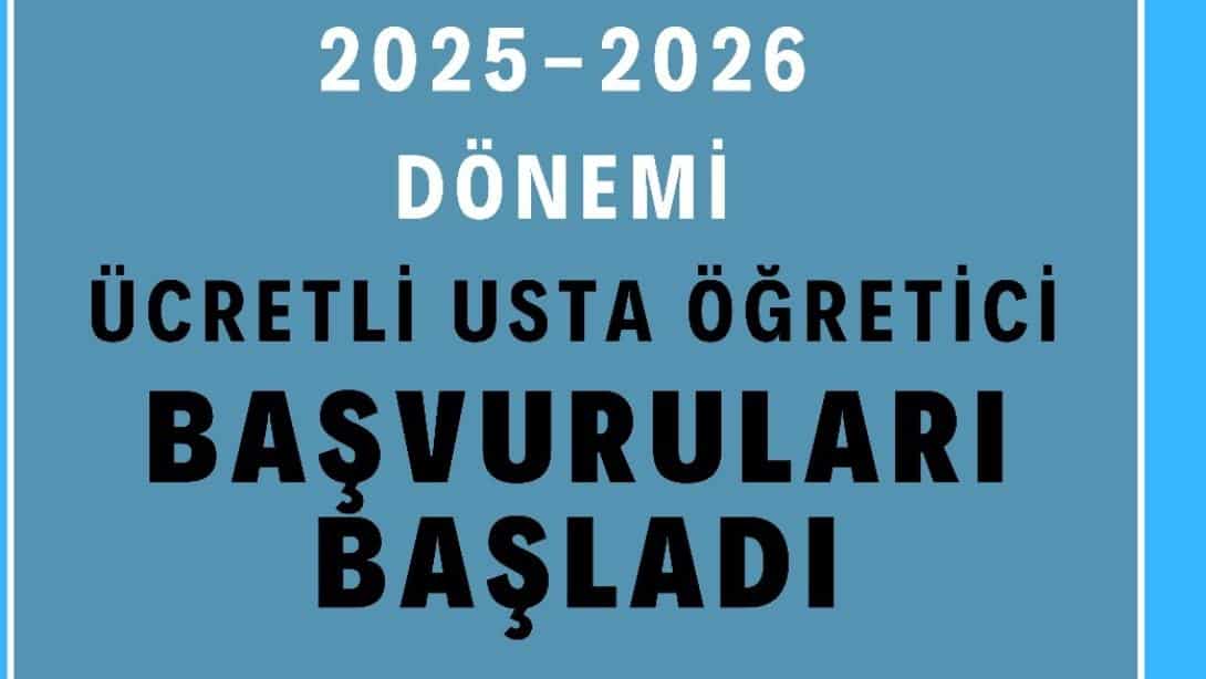 FINDIKLI HALK EĞİTİMİ MERKEZİ 2025-2026 EĞİTİM ÖĞRETİM YILI ÜCRETLİ USTA ÖĞRETİCİ BAŞVURULARI BAŞLADI..